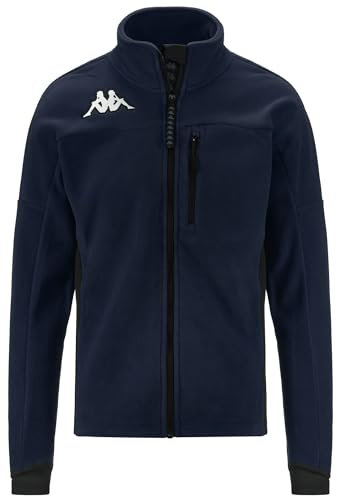 Kappa - Fleece, Jacke - Herren - 6CENTO 687, Blue Dk - Black (A15), S