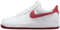 Nike Herren Air Force 1 '07 Sneaker, White Adobe Team Red Dragon Red, 41