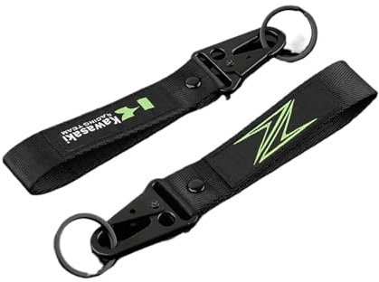 Porte-clés avec badge brodé for moto, compatible avec Z650, Z900, Z800, Z750, Z1000, Z1000sx, Z 650, 900, 800, 750, 1000 (Color : Z logo 1 piece)