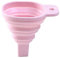 Huhudyy Entonnoir pliable télescopique en silicone - Style entonnoir pour la maison - Ustensile de cuisine - Rose