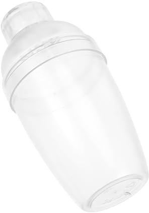 Gatuida Plastik Cocktail Shaker Transparent Mit Skala Und Sieb Multifunktionaler Drink Mixer Für Cocktails Proteinshakes Und Eiskaffee Ergonomisch Leicht Zu Reinigen Bar Zubehör