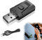 1Pcs USB Bluetooth 5.0 Adapter with 3.5mm AUX Black Bluetooth Transmitter for TV 4-in-1 USB Bluetooth Adapter for Car Transmitter Receiver Audio Adapter Bluetooth Adapter for TV Home Audio System