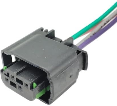 Conector coche 1-967640-1 8E0971934 Conectores de vista trasera del convertidor de GLP de 4 pines Enchufe del cable del sensor de oxígeno