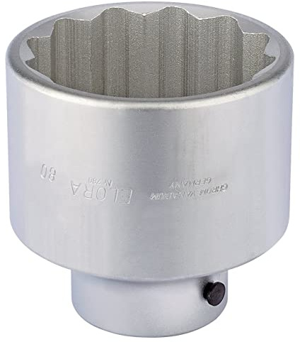 Draper 67400 80Mm 1 Square Drive Elora Bi-Hexagon Socket