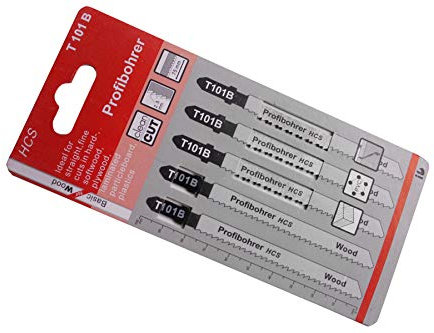 5x Stichsägebätter Sägeblatt für Holz (fein)