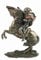 28,9 cm Napoleon Crossing the St. Bernard Pass kalt gegossen Bronze Statue