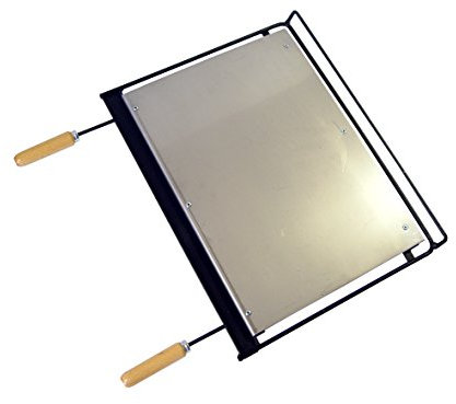 Imex El Zorro 71666 - Plancha barbacoa inox, 68 x 40 cm, color negro