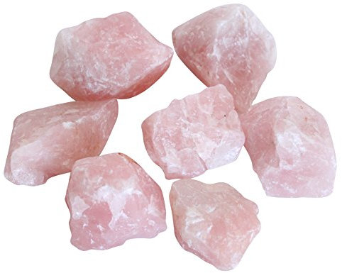 Quartz rose, pierres brutes, SAC D’1KG – Pour déco maison, jardin, artisanat et loisirs créatifs