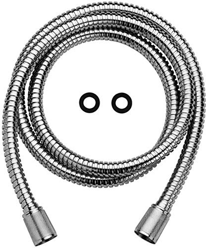 Paffoni ZFLO018CR Flessibile doppia aggraffatura 1/2G”x1/2”G con doppia calotta conica, una girevole L. 1500mm