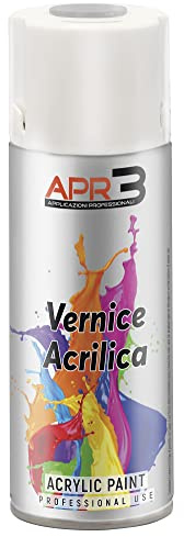 APR3 - Pintura Acrílica en Spray, Color Aluminio (altas temperaturas), Perfecto para Múltiples Aplicaciones en Exterior e Interior, 400 ml