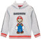 Super Mario Hoodie | Luigi Pullover Jungen | Kapuzenpullover Für Jungen | Offizielles Mario Merchandise Grau 122