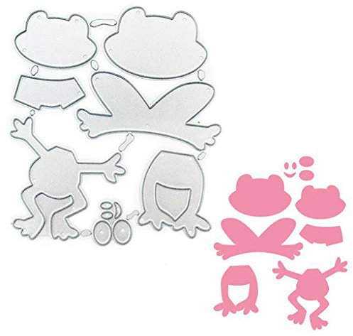 ECMQS Happy Frog Stanzmaschine Stanzschablone Prägeschablonen Stanzformen Schablonen Für Scrapbooking, Herstellung Von Karten, Albumdekoration, Bilderrahmen