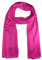 WESTEND CHOICE Damen-Schals, groß, einfarbig, Viskose, Kopftuch, Stola, Halswickel, Damenschals & Wraps, 180 x 70 cm, fuchsia, One size