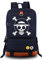 Gumstyle Anime Monkey D Luffy Backpack Laptoprucksack Schultasche Cosplay Unisex Student Büchertasche Leuchtend Rucksäcke Daypacks Blau