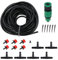 HUAZIZ Bewässerung Kit, 5M Tropfbewässerung Garten Bewässerungssystem DIY Micro Drip System Automatische Sprinkler Micro Drip System Misting System für Tomaten Bewässerung Garten Zimmerpflanzen