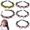 Guanyj Lot de 5 bandeaux à cheveux pour fille avec pinces à cheveux Style princesse Pinces à cheveux Twist Clip Bandeau Accessoires pour filles Accessoires de cheveux parfaits pour les fêtes de