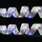 Glänzende Band Lichterkette, Ribbon Lights Christmas Tree, 5m 50 LED Weihnachtsbaum-Band,Weihnachts Lichterkette Glitzer Band Schleifen Lichter Für Party,Weihnachtsbaum Deko Lichterketten UrlaubDekor