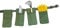 Woodside 4 Pocket Garden Tool Storage Belt, Adjustable Waist 25”-48”, Gardening Tool Bag Pouch Organiser, Unisex