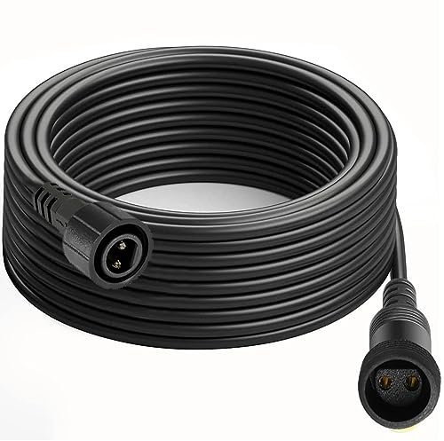 Joycome Christmas Light Extension Cable 3M/9.8Ft Fairy Light Extension Cable, 2 Pin Christmas Lights Connector Waterproof Outdoor Lights Extension Lead for Xmas Tree Lights, Fairy String Lights