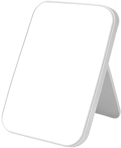 OSDUE Miroir Super HD, Miroir de Maquillage Support Pliable Conçu, Portable Table Miroirs Facile à Transporter Miroirs de Voyage Ultra Fin et Durable Pliable