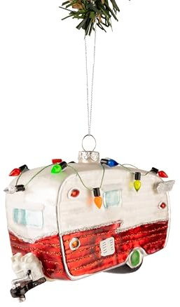 Nordic Light Weihnachtskugel Caravan 13 cm