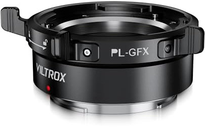 VILTROX PL-GFX Anello Adattatore per Obiettivo convertitore con blocco rotante compatibile con obiettivo PL a Fuji G Mount GFX fotocamere Fuji GFX100S,GFX100,GFX50R,GFX50S,GFX50S II/PL-GFX Pro