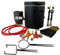 Kit de four de fusion au gaz propane extra large de 25 kg avec grande pince à creuset, double brûleur forgé et régulateur, four de fonderie pour métal doré, argent, cuivre, aluminium, kit d'outils de