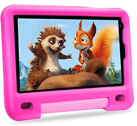 Tablet Bambini 10 Pollici Android, 4 GB RAM 64 GB ROM, 128 GB Espandibili, 1080P FHD IPS, Tablet in Offerta, Parental Control, Sistema Educativo, 6000 mAh, Doppia Fotocamera, WiFi, Bluetooth