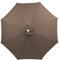 SANGOGO Parasol de repuesto para sombrilla de mercado de 3 m, impermeable, con parasol, protección UV, para 8 puntales, toldo de repuesto para sombrillas al aire libre (Coffee, 3M/8 Ribs)