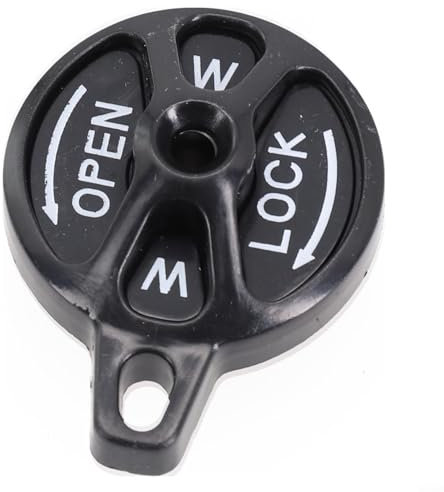 Kit di montaggio per SR per SUNTOUR XCR/XCM Forcella Lock Cap Switch Manuale Lockout Kit di montaggio, affidabile e robusto, nero/rosso (nero)