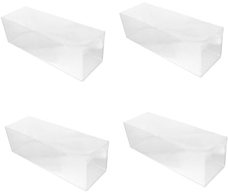 PRETYZOOM 4 Stück Vitrine puppenwagen spielzeugauto display box playcars ablagekasten spielzeug autos Automodelle Anzeige Automodell-Wandkoffer Aufbewahrungshalter für Figurenmodelle Abs