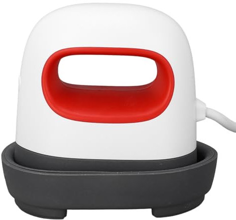 Tragbare Heißpressmaschine, Kleine HTV-Eisenpressmaschine mit Automatischer Abschaltfunktion, 3 Heizmodi, für Kunsthandwerk, T-Shirt, Hut, Handtasche, Socke (EU-Stecker 220 V)
