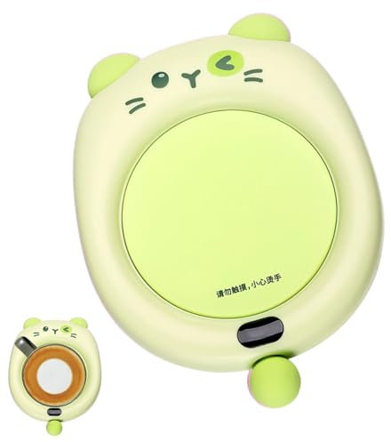 Coffee Mug Warmer, Electric Beverage Warmer, Cute Cup Heating Pad, Portable Smart Mug Warmer, Winter Cartoon Animal Mug Warmer, Safe to Use, Cute and Funny Design for Home Or Studio