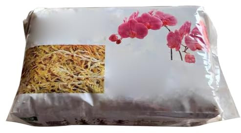 Sphagnum Moss for Plants, 6L Natural Dried Sphagnum Moss Compressed Plant Long Fiber Orchid for Sarracenia Potted Plants
