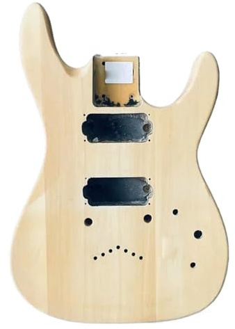 Guitarra Eléctrica De 7 Cuerdas De Madera De Tilo Maciza Reemplazable Por Uno Mismo