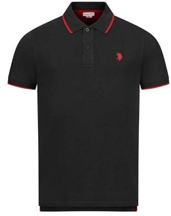 U.S. POLO ASSN. Herren Poloshirt (S-3XL) Classic Fit Kurzarm Pique Polohemd P002