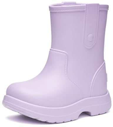 Ladeheid x Camminare Gummistiefel Kinder EVA leicht wasserdicht LA-CA-18 | Rutschfest, flexibel und bequem, robustes schlichtes Design, für Regen, Matsch, Garten, Schule und komfortable Alltagswege