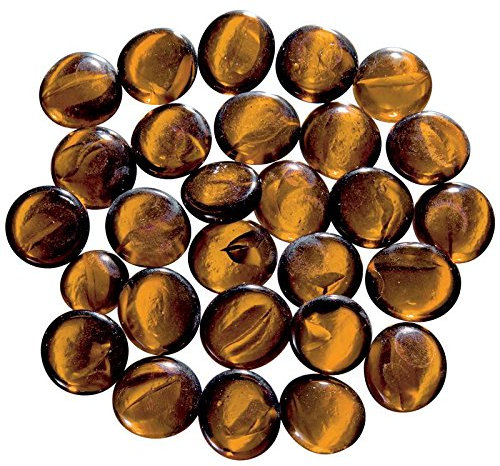 GLOREX Glasnuggets 200 g, 20 mm, Glas, Braun, 4.5 x 6 x 12 cm