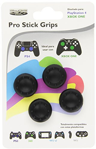 Edgeless - 4 Pro Stick Grips Para Mandos, Color Negro