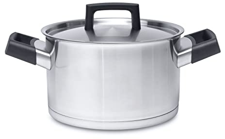 Berghoff RON 18 10 Stainless Steel Covered Stockpot, 8 Inch Cookware