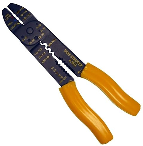 Pico 0350PT 22-10 AWG Hand Wire Terminal Crimping Tool with Front Tip Cutters