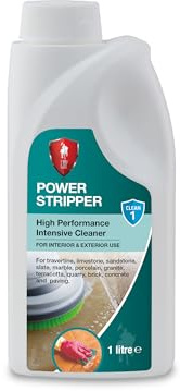 LTP POWER STRIPPER INTENSIVE CLEANER- Ideal for heavily soiled surfaces, removes old layers of sealer| oxidised boiled linseed oil | residual grout on the surface (1L)