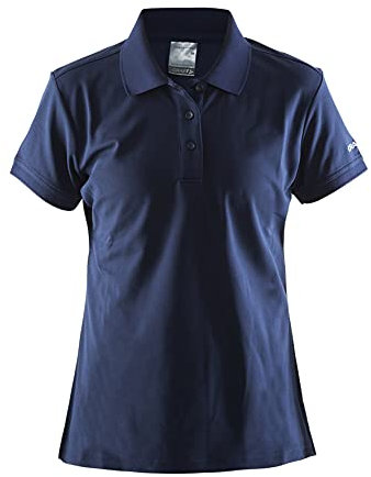 Craft Damen Poloshirt Polo Pique Classic 192467 Navy 40