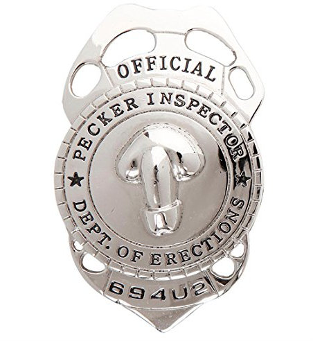 Generique – Anstecker Polizist Coquin Silber