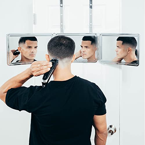 Self-Cut System: Perfecting Self Grooming: Spiegel mit 3 Fächern zur Selbstpflege, Lambo, mit kostenloser Lern-App