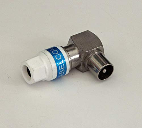 Cabelcon 90-IECM-56 5.1 Self Install Winkel-Stecker Koax-Winkelstecker