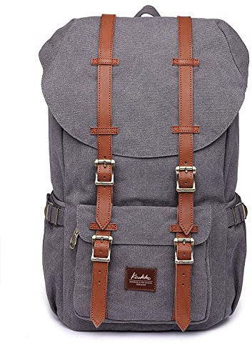 KAUKKO E5-grey Mochilas Tipo Casual Compartimento para 15 Portátil 22 Litros Gris