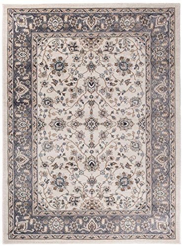 Carpeto Orientteppich Teppich Beige 300 x 400 cm Ornamente Klassisch Muster - Wohnzimmer Schlafzimmer Esszimmer