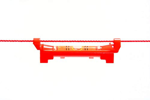 Zaun-Nagel Schnurwaage Wasserwaage 75 mm Richtwaage Maurerwaage Zaunwaage