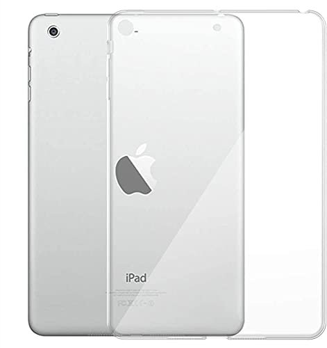Asgens - Carcasa para iPad Mini 1 2 3 7,9 Pulgadas, Transparente, Fina, Silicona, TPU Flexible, Funda para Tablet Ordenador para Apple iPad Mini 1 (2012) 2 (2013) 3 (2014) de 7,9 (no Compatible con